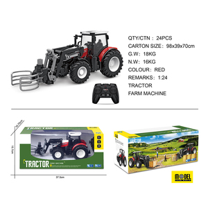 1/24 scala 2.4G 6 canali di plastica telecomando giocattoli fai da te Mini <span class=keywords><strong>macchina</strong></span> agricola trattore RC <span class=keywords><strong>per</strong></span> i <span class=keywords><strong>bambini</strong></span> - Product Image 5