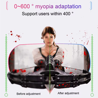 Casque de réalité virtuelle VRPARK J60 3D avec casque stéréo HIFI compatible avec les smartphones de 4,7 à 6,7 pouces pour films et jeux