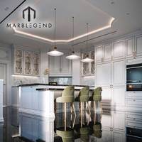 Villa de luxe en marbre pierre décoration de maison architecture 3d services de design d'intérieur