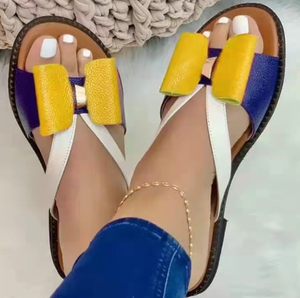 Sandalias y Pantuflas de Mujer de Moda Verano 2026, Pantuflas Cruzadas de Gamuza con Suela Plana para Mujer - Product Image 3