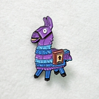 Vente directe d'usine poisson mignon personnalisé pour artisanat en métal Souvenir 1.25 "Badges teints couleur émail doux épinglettes
