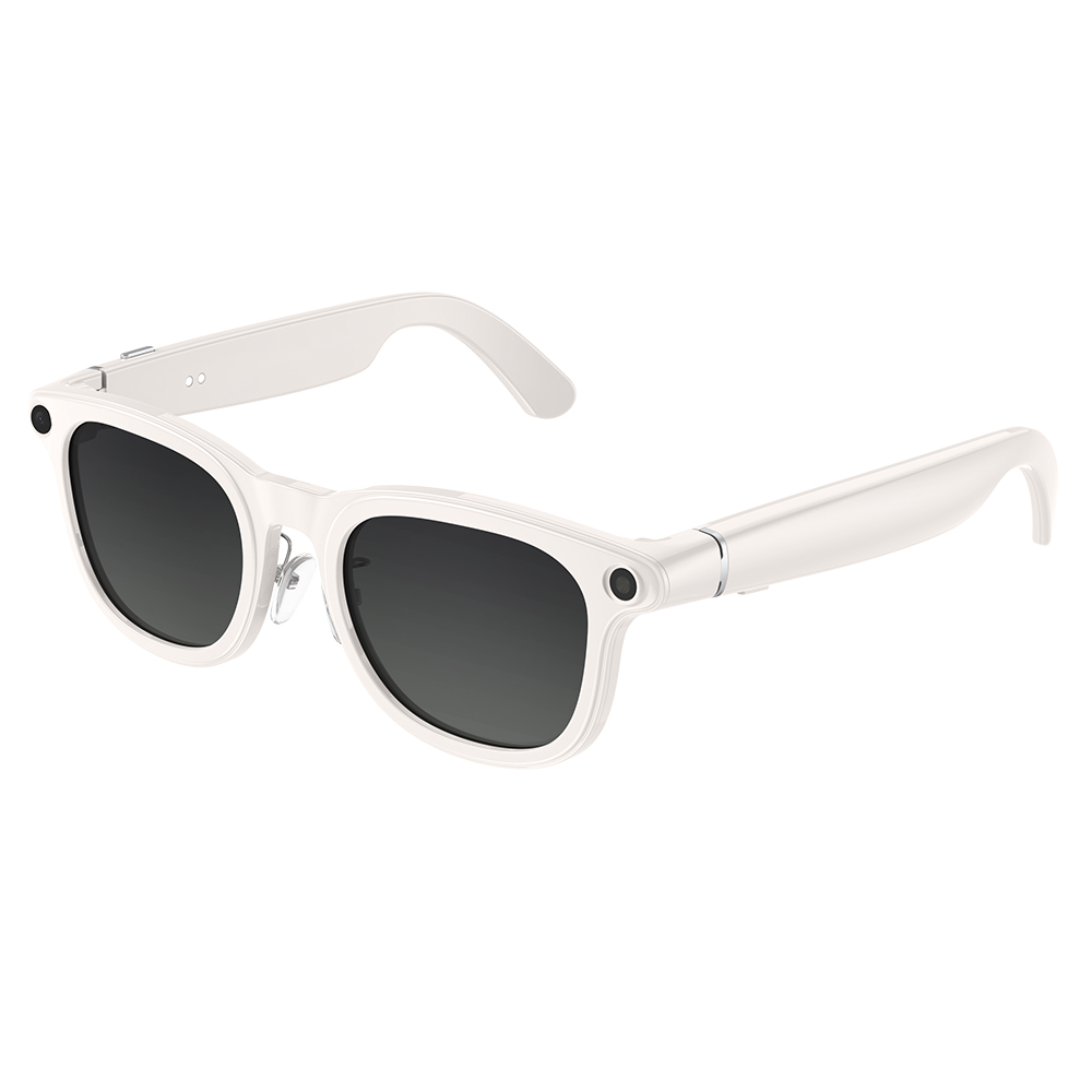 Verres de lunettes de soleil blancs