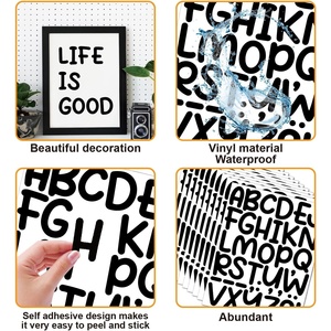 Pegatinas de Alfabeto Personalizadas con Lámina Dorada, Sellos de Letras Metálicas con su Tipo de Letra para Sellado de Sobres de Invitaciones de Boda - Product Image 3