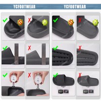 Sandales d'été BreezeStep Cloud Foam antidérapantes pour femmes/hommes, pantoufles personnalisées avec des tongs confortables en EVA pour la maison
