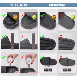 Sandalias BreezeStep de <span class=keywords><strong>Espuma</strong></span> Tipo Nube Antideslizantes <span class=keywords><strong>para</strong></span> Mujer/Hombre Sandalias de Verano Pantuflas de Casa Personalizadas con Cómoda Eva Chanclas <span class=keywords><strong>para</strong></span> el Hogar - Product Image 5