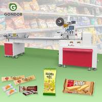 Tortilla brood verse bladgroente verpakkingsmachine voor flow wrapping en kartonnen verpakkingen voor koekjes