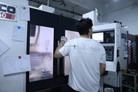 Mesin CNC kustom aluminium baja tahan karat bagian non-standar untuk peralatan otomatisasi dan bagian CNC mesin bubut cnc