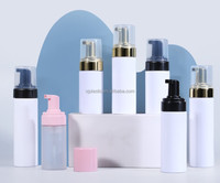 100ml 150ml 200ml PET emballage cosmétique personnalisé nettoyant mousse savon visage mat mousse plastique pompe bouteille conteneur pour le bronzage