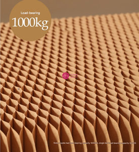 Yicheng Beauty Vente à Chaud Bureau à Domicile Moderne Pause Déjeuner Accordéon <span class=keywords><strong>Lit</strong></span> en Papier <span class=keywords><strong>Lit</strong></span> en Papier Pliant de Haute Qualité - Product Image 3