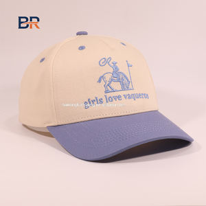 Cappello da Baseball Strutturato a 5 Pannelli Personalizzato, Viola e Arancione, con Logo Ricamato a <span class=keywords><strong>Catena</strong></span>, in Cotone, Unisex - Product Image 2