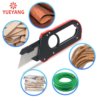 YUEYANG personnalisé Sk5 acier EDC coupe-lame rétractable bricolage couteau à papier utilitaire OEM pour une utilisation de bureau cadeau de Promotion à faible quantité minimale de commande