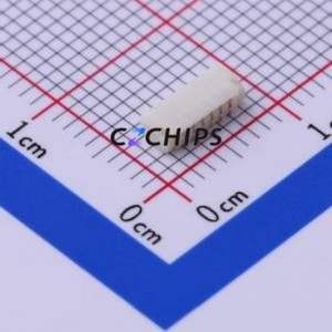 A0800WR-S-06P Wire-to-Board Pin Header SMD,P=0.8mm,Horizontal Mount Connector 1x6P 0.8mm Horizontal Mount 6P - Product Image 2