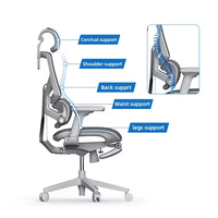 Chaise de bureau ergonomique de direction JR RACING au design moderne, en tissu blanc, avec mécanisme de réglage de la hauteur et d'inclinaison pour un confort prolongé