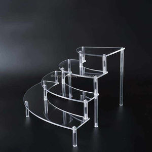 Anime 1/4 desmontar acrílico transparente Mesa juguete figura estante de exhibición esquina 1/2/3/4 Teir caramelo acrílico juguete <span class=keywords><strong>coche</strong></span> soporte de exhibición - Product Image 5