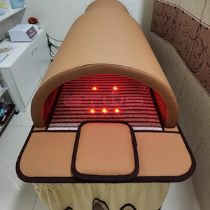 Dôme de sauna à lumière photonique pour la beauté à domicile, design moderne, avec chauffage et contrôleur à 3 zones - Product Image 3