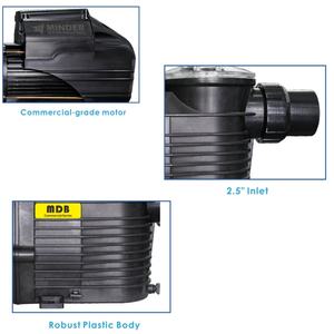 <span class=keywords><strong>Pompe</strong></span> à usage commercial pour <span class=keywords><strong>piscine</strong></span> MDB500 5HP 62 <span class=keywords><strong>M3</strong></span>/H débit Installation rapide Performance durable Approbation CE Halal certifié - Product Image 3