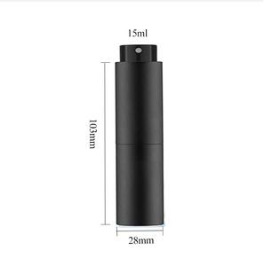 Flacone Spray per Profumo da 15ml, Nebulizzatore Fine, Atomizzatore con Stampa a Caldo, Flaconi da Viaggio Ricaricabili, Logo Nero PZ290916 - Product Image 6
