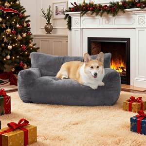 Accesorios para Mascotas, Sofá Cama para Perros de Salón, Sofá para Perros con Relleno Completo de Esponja para Razas Pequeñas y Medianas - Product Image 3