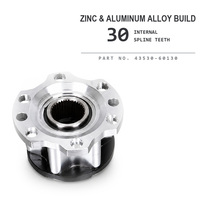 Embrayage de roue avant 30 cannelures en alliage de zinc et d'aluminium 43530-60130, moyeu à roue libre pour Toyota Land Cruiser 4x4, pièce de rechange