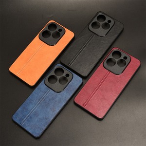 Coque de téléphone en cuir PU rétro Suture Design pour Tecno Spark <span class=keywords><strong>20</strong></span> <span class=keywords><strong>Pro</strong></span> 4G 6.78 "coque de Protection arrière <span class=keywords><strong>mate</strong></span> - Product Image 6