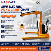 Grue électrique rotative à 360 degrés 1T 2T pour la manutention de matériaux en atelier