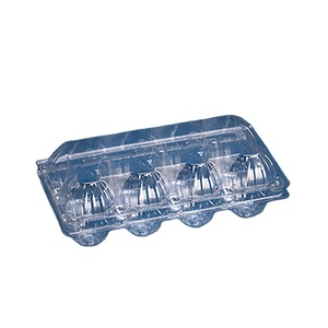 ถาดใส่ไข่แบบใช้แล้วทิ้ง 8 ช่อง ผลิตตามสั่งจากโรงงาน ทำจากพลาสติก PET ใส สำหรับบรรจุไข่ไก่ ซูชิ และเส้นก๋วยเตี๋ยว - Product Image 6