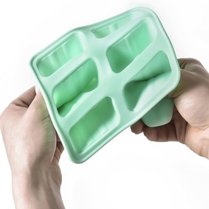 Multi-tasse réutilisable congélateur de qualité alimentaire en silicone moule de glace moules de <span class=keywords><strong>popsicle</strong></span> baceau de cube de glac - Product Image 3