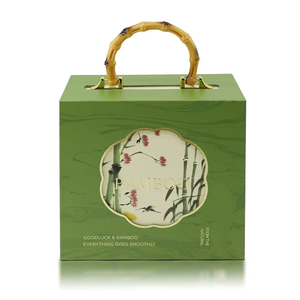Juego de Velas Aromáticas Artesanales de Cera de Soya Premium de Baja Temperatura con Diseño de Bambú Estilo Chino para Decoración Navideña del Hogar - Product Image 6