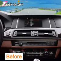 Pemutar Audio mobil 10.25 inci, pemutar Audio mobil Android layar otomatis untuk BMW 5 Series F10/F11 NBT 2013 - 2017 Unit Kepala