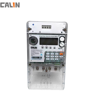 Compteur d'énergie prépayé intelligent monophasé BPLC avec couvercle de borne étendu et module enfichable