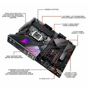 Carte mère de bureau ROG STRIX Z390-E GAMING LGA1151 WiFi, mémoire DDR4, interface de disque dur SATA, 64 Go intégrés, nouveau produit - Product Image 2