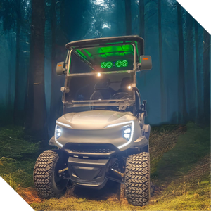 รถกอล์ฟไฟฟ้าลิเธียม4ล้อ3.5KW หรูหรา2 + 2ที่นั่งสำหรับล่าสัตว์ - Product Image 2