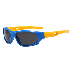 High Flexibility Silica Gel Unbreakable Polarized <b>Gradient</b> TAC Lenses UV Protection Sports <b>Sunglasses</b> for Kids Boys and Girls - Product Image 1