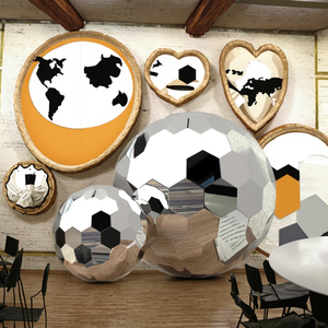 2025 escultura de esfera de Metal de arte moderno Nuevo Hogar Interior fiesta boda <span class=keywords><strong>Centro</strong></span> decoración techo decoraciones para bodas eventos - Product Image 1