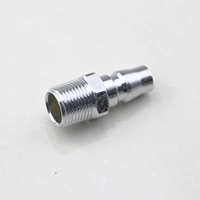 Konektor Pneumatik Quick Release Reducing Coupling Male Thread 1/4 3/8 1/2 Inch PM, Fast Connect untuk Kompresor Udara, PM20 PM30 Smooth