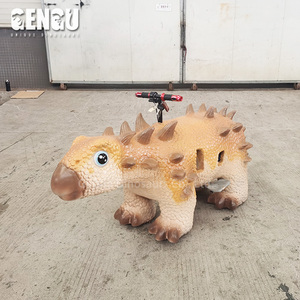 Pequeño Dinosaurio Montable para Niños para Centros Comerciales, Eventos Públicos y <span class=keywords><strong>Parques</strong></span> <span class=keywords><strong>de</strong></span> Aventuras, Hecho <span class=keywords><strong>de</strong></span> Metal Resistente - Product Image 3