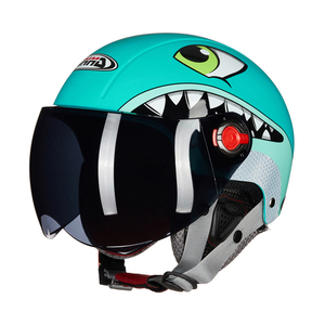 <span class=keywords><strong>Casque</strong></span> de moto tout-terrain pour enfants, demi-visage rabattable, <span class=keywords><strong>casque</strong></span> de scooter électrique de rue pour enfants, <span class=keywords><strong>casque</strong></span> de vélo - Product Image 2