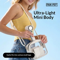 Mini-ventilateur portable sans pales en plastique, avec compresse de glace, autonomie ultra-longue, silencieux, pour usage extérieur, OEM