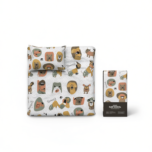 Juego de Sábanas Cani 100% Algodón Tamaño Francés Diseño con Estampado de Perro - Product Image 3