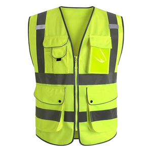 Yolite grosir Ansi kelas 3 keamanan penuh reflektif keselamatan memantulkan keamanan jalan rompi kerja Hs kode menyala dalam gelap Hi Vis pakaian kerja - Product Image 2