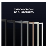 Ventanas Corredizas Modernas Personalizadas de Aleación de Aluminio Gris, Antirrobo, con Doble Capa de Vidrio Templado, Resistentes a Huracanes, para Cocina y Exteriores