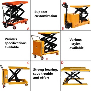 Portatile di Sollevamento Scissor Mini Tabella di Sollevamento/Rimovibile Carrello/Manuale Tabella di Sollevamento - Product Image 4