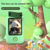 Ruidun 2025 – Jouet tactile pour enfants avec objectif rotatif à 180 degrés, appareil photo pour téléphone portable, écran HD de 2,8 pouces, carte TF, matériau ABS, jeu vidéo