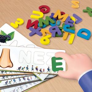 Cartes d'apprentissage en bois pour l'orthographe des mots, la lecture des lettres et les calculs mathématiques – Matériel pédagogique pour la maternelle et l'entraînement des compétences - Product Image 4