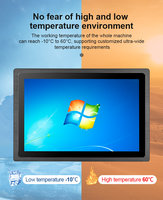 Panel PC Industrial con Pantalla Táctil de 10.1, 12, 15, 17 y 24 Pulgadas, IP65 Impermeable, J6412/N97/i3/i5/i7, 8GB+128GB SSD, Montaje en Panel, Windows 11
