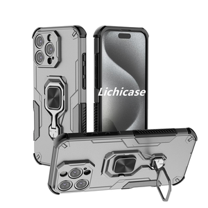 Funda Protectora Trasera con Soporte Metálico y Botones Independientes de Diseño Elegante Lichicase para Oneplus <span class=keywords><strong>ACE</strong></span> 5 5 Ultra Nord 5 CE5 - Product Image 6