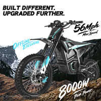 Valtinsu Em5 Ultra 72V 8000W 90Km/H Moto tout-terrain électrique haute performance avec carter moteur en fer, puissante, pour adulte