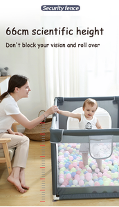 Prodigio PP007 pieghevole parco giochi al coperto per neonati e bambini rete di sicurezza gioco recinzione per bambini e bambini - Product Image 5