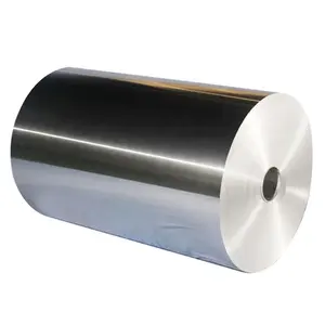 China Aluminum Manufacturer Sale 14/18 Micron Large Rolls of 8011 Aluminium Foil Raw Material For Roof Insulation