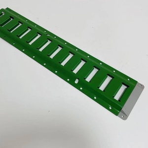 Rail de fixation horizontal E Track TIE-DOWN RAI, revêtement en poudre verte - Product Image 2